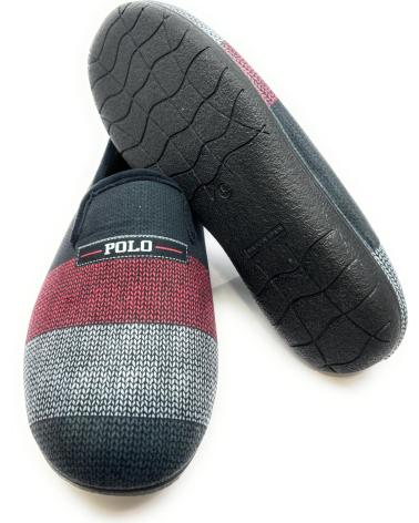 Pantofole per Uomo PONNY ZAPATILLAS CASA CABALLERO CERRADASPOLO NEGRO