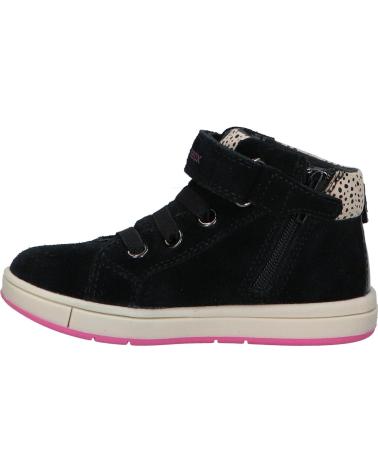 Sneaker für Mädchen GEOX B164AC 022NF B TROTTOLA GIRL C0922 BLACK-FUCHSIA