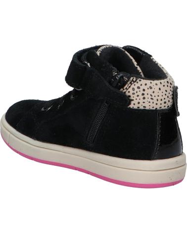 Sneaker für Mädchen GEOX B164AC 022NF B TROTTOLA GIRL C0922 BLACK-FUCHSIA
