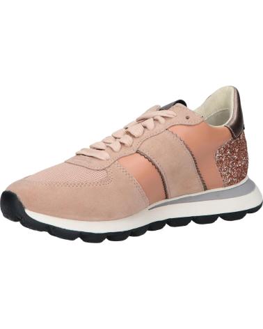 Woman and girl Trainers GEOX D26F4A 08522 D SPHERICA VSERIES C8156 NUDE