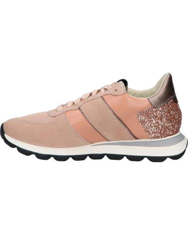 Woman and girl Trainers GEOX D26F4A 08522 D SPHERICA VSERIES C8156 NUDE