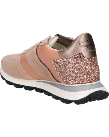 Woman and girl Trainers GEOX D26F4A 08522 D SPHERICA VSERIES C8156 NUDE