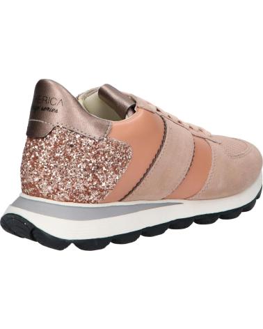 Woman and girl Trainers GEOX D26F4A 08522 D SPHERICA VSERIES C8156 NUDE