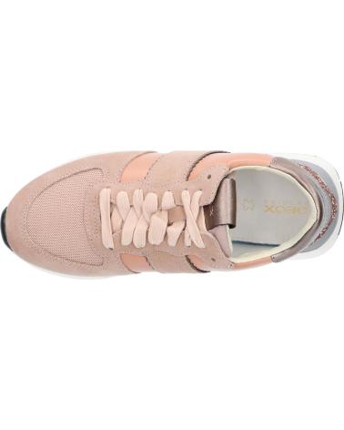 Woman and girl Trainers GEOX D26F4A 08522 D SPHERICA VSERIES C8156 NUDE