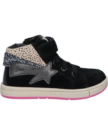 Sneaker für Mädchen GEOX B164AC 022NF B TROTTOLA GIRL C0922 BLACK-FUCHSIA
