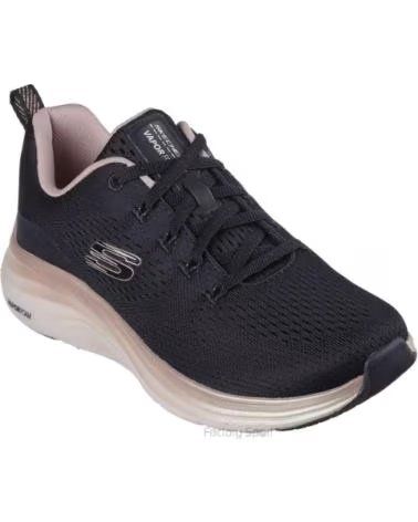 SNEAKERS DONNA SKECHERS VAPOR FOAM MIDNIGHT GLIMMER NERO-ORO BKRG