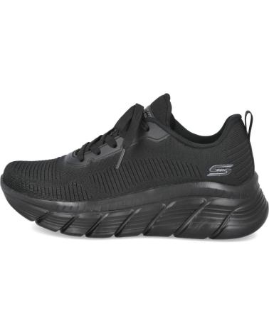 Sportivo per Donna SKECHERS 117385 BOBS SPORT B FLEX HI - FLYING HI NEGRO