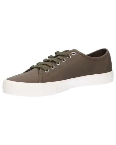 LÄSSIGE CANVAS-SNEAKER IN KHAKIGRÜN
