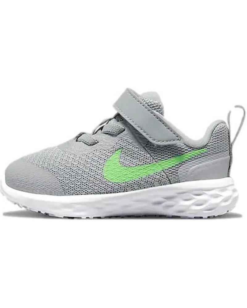 girl and boy Trainers NIKE ZAPATILLAS ES NIO REVOLUION 6 DD1094 GRIS