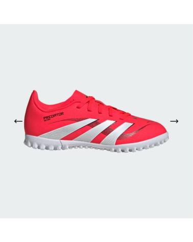 ADIDAS ARTIFICIAL TURF FOOTBALL BOOTS LUCRED-FTWWHT-CBLACK RED LUCRED-FTWWHT-CBLACK