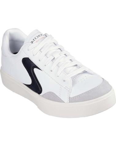 Sneaker für Damen SKECHERS 185190 EDEN LX - SLICK TALK BLANCO NEGRO