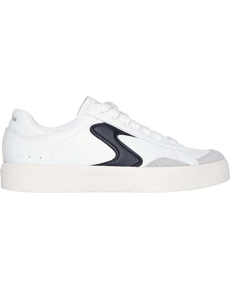 Sneaker für Damen SKECHERS 185190 EDEN LX - SLICK TALK BLANCO NEGRO