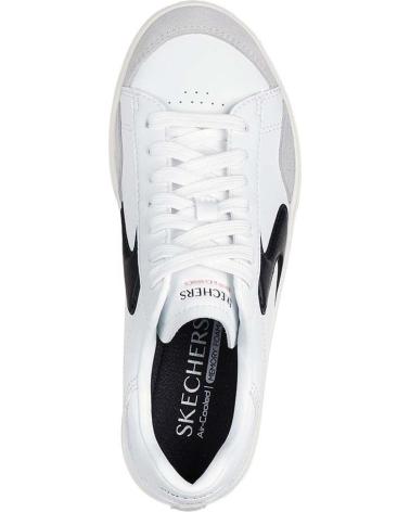 Sneaker für Damen SKECHERS 185190 EDEN LX - SLICK TALK BLANCO NEGRO