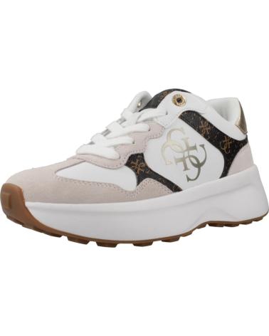 Deportivas de Mujer GUESS ZAPATILLAS MUJER MODELO FLPLUC PEL12 COLOR BLANCO WHIBR