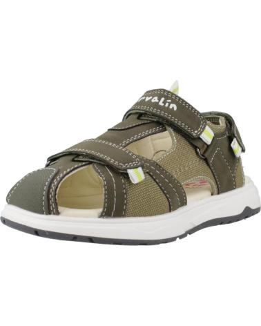 Sandali per Bambino GARVALIN SANDALIAS NINO MODELO 242850G COLOR VERDE KHAKI