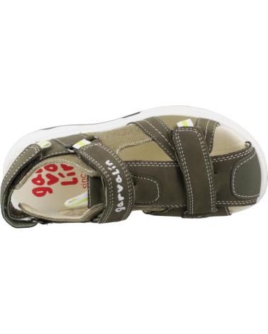 Sandali per Bambino GARVALIN SANDALIAS NINO MODELO 242850G COLOR VERDE KHAKI