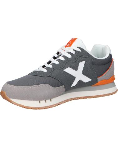 Sportivo per Uomo MUNICH ZAPATILLAS DASH 251 OSCURO BLANCAS NARANJA 4150251 CASU GRIS
