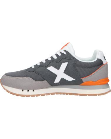 Sportivo per Uomo MUNICH ZAPATILLAS DASH 251 OSCURO BLANCAS NARANJA 4150251 CASU GRIS