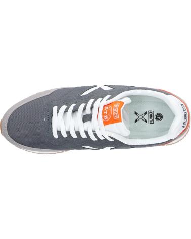 Sportivo per Uomo MUNICH ZAPATILLAS DASH 251 OSCURO BLANCAS NARANJA 4150251 CASU GRIS