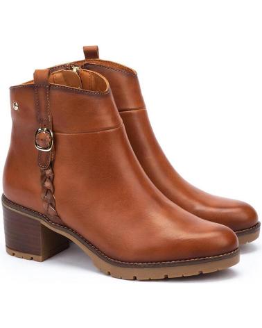 Botas de Mujer pikolinos BOTINES MUJER LLANES VARIOS W7H-8578 BRANDY