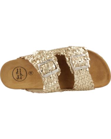 Sandales pour Femme TONI PONS SANDALIAS MUJER MODELO GUAM COLOR ORO PLATI