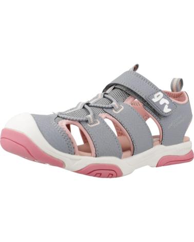Sandali per Bambina GARVALIN SANDALIAS NINO MODELO 242860G COLOR GRIS GRSROSA