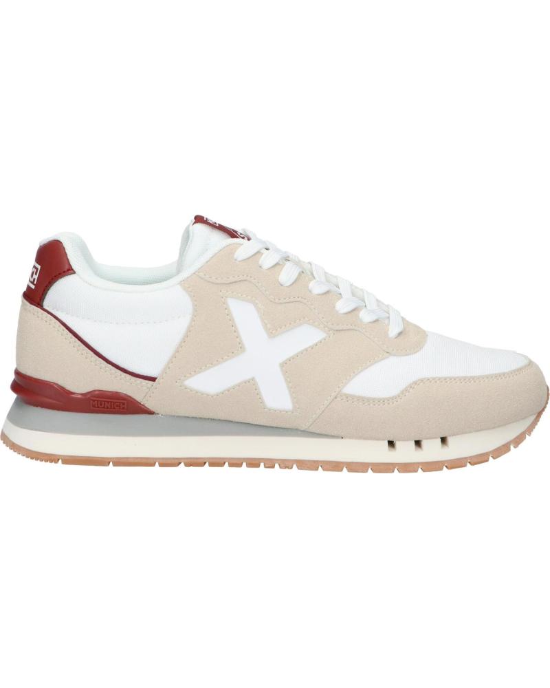 Sneaker für Herren MUNICH DASH 252 BLANCO-BEIGE-BURDEOS PARA HOMBRE - 40 VARIOS COLORES