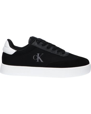 Man Trainers CALVIN KLEIN YM0YM01169 CLASSIC CUPSOLE LOW 0GM BLACK-BRIGHT WHITE