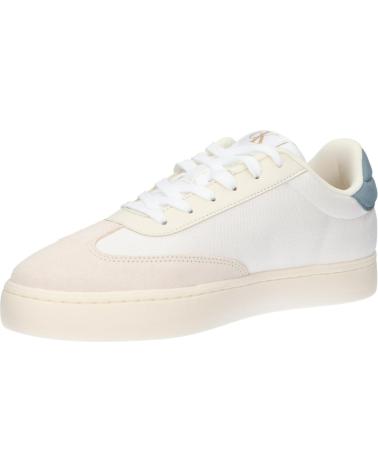 Man Trainers calvin klein YM0YM01169 CLASSIC CUPSOLE LOW 0LD BRIGHT WHITE-CREAMY WHITE