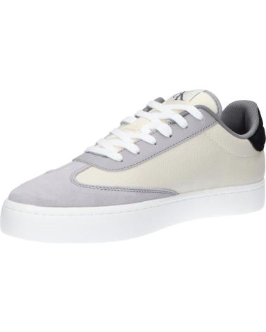 Man Trainers CALVIN KLEIN YM0YM01169 CLASSIC CUPSOLE LOW 0LF CREAMY WHITE-WHITE
