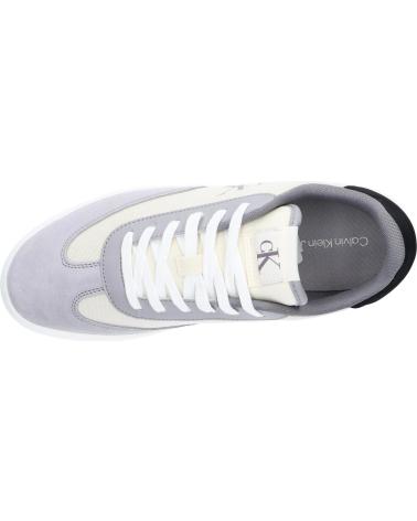 Man Trainers CALVIN KLEIN YM0YM01169 CLASSIC CUPSOLE LOW 0LF CREAMY WHITE-WHITE