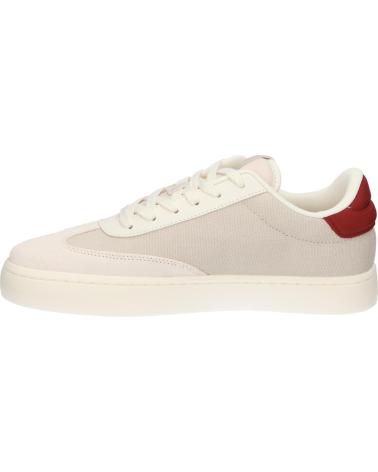 Man Trainers calvin klein YM0YM01169 CLASSIC CUPSOLE LOW ACF EGGSHELL-RED OCHRE