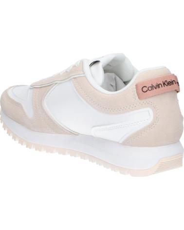 Deportivas de Mujer calvin klein YW0YW00934 TOOTHY RUNNER 03A WHITE-ANCIENT WHITE