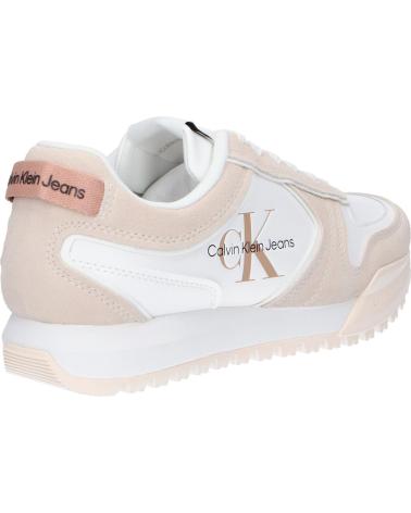 Deportivas de Mujer calvin klein YW0YW00934 TOOTHY RUNNER 03A WHITE-ANCIENT WHITE