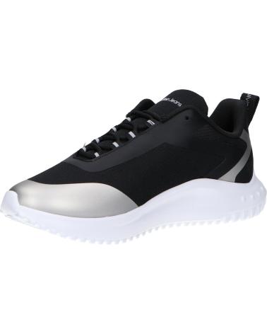 Deportivas de Mujer CALVIN KLEIN YW0YW01442 EVA RUNNER LOW 0GN BLACK-SILVER