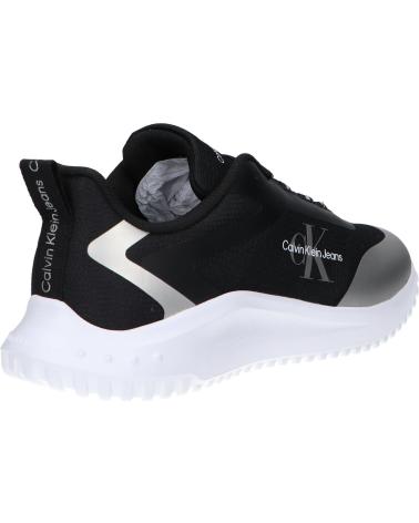Deportivas de Mujer CALVIN KLEIN YW0YW01442 EVA RUNNER LOW 0GN BLACK-SILVER