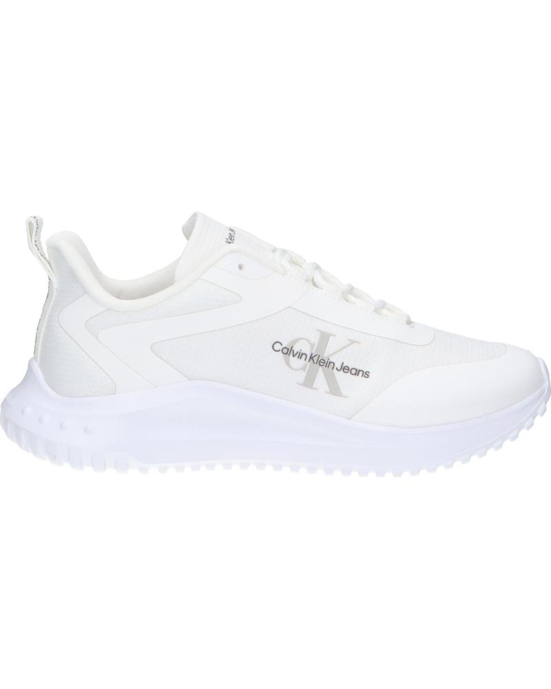 Deportivas de Mujer calvin klein YW0YW01442 EVA RUNNER LOW 0K4 TRIPLE BRIGHT WHITE