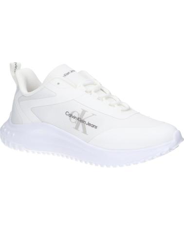 Deportivas de Mujer calvin klein YW0YW01442 EVA RUNNER LOW 0K4 TRIPLE BRIGHT WHITE