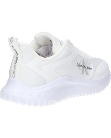 Deportivas de Mujer calvin klein YW0YW01442 EVA RUNNER LOW 0K4 TRIPLE BRIGHT WHITE