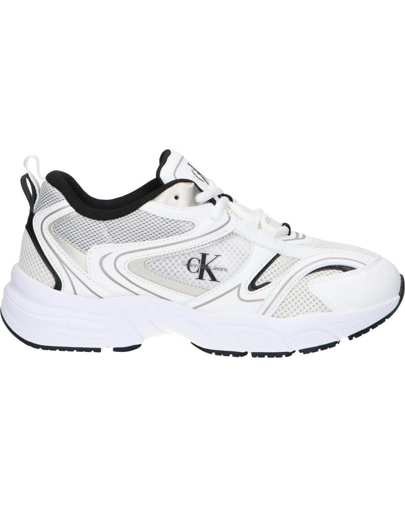 Sportif pour Femme CALVIN KLEIN RETRO TENNIS MESH ML BLANCO