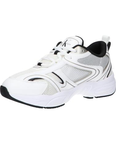 Sportif pour Femme CALVIN KLEIN RETRO TENNIS MESH ML BLANCO
