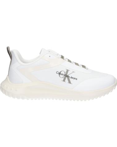 Sportif pour Homme calvin klein YM0YM00968 EVA RUNNER LOW LACE 0LD BRIGHT WHITE-CREAMY WHITE