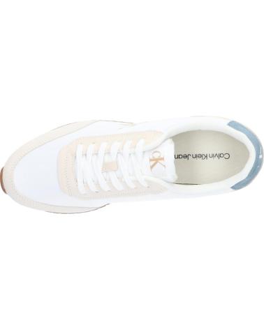 Deportivas de Hombre CALVIN KLEIN YM0YM01119 RETRO RUNNER ICONIC 0LD BRIGHT WHITE-CREAMY WHITE