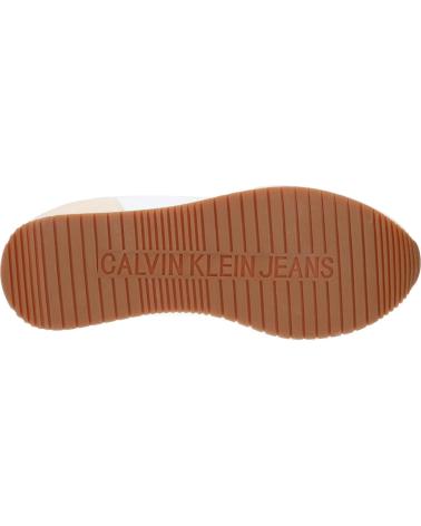 Deportivas de Hombre CALVIN KLEIN YM0YM01119 RETRO RUNNER ICONIC 0LD BRIGHT WHITE-CREAMY WHITE