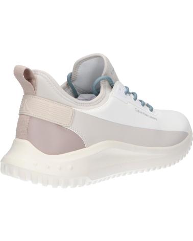 Sportif pour Homme calvin klein YM0YM01170 EVA RUNNER LOW INST HB 01T BRIGHT WHITE-EGGSHELL
