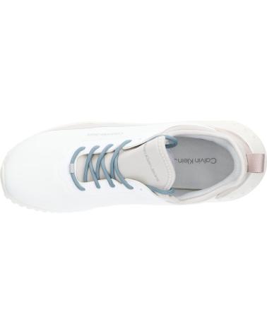 Sportif pour Homme calvin klein YM0YM01170 EVA RUNNER LOW INST HB 01T BRIGHT WHITE-EGGSHELL