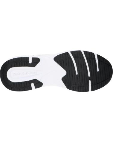 Sportif pour Homme CALVIN KLEIN YM0YM01260 RETRO TENNIS MESH 01W BRIGHT WHITE-BLACK