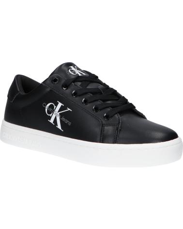 Deportivas de Mujer CALVIN KLEIN YW0YW01269 CLASSIC CUPSOLE BEH BLACK-BRIGHT WHITE