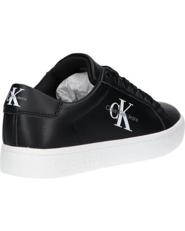 Deportivas de Mujer CALVIN KLEIN YW0YW01269 CLASSIC CUPSOLE BEH BLACK-BRIGHT WHITE