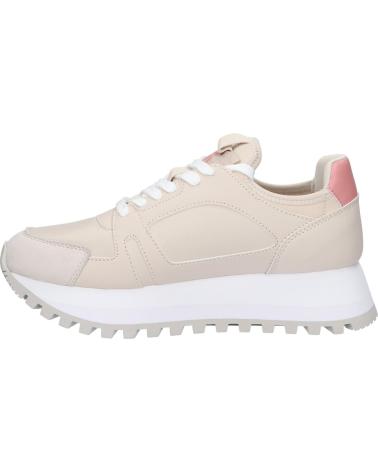 Deportivas de Mujer CALVIN KLEIN YW0YW01642 RUNNER LOW LAVEUP 0GE EGGSHELL-ROSE TAN